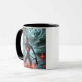 Het zijn van lava uit een andere wereld. mok (Voorkant links)