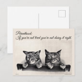 Het zijn verbonden en het zijn een Ouder, Sleepy K Briefkaart (Voorkant / Achterkant)