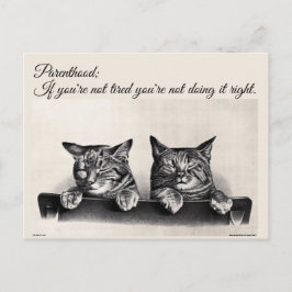 Het zijn verbonden en het zijn een Ouder, Sleepy K Briefkaart
