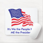 Het zijn wij de mensen, niet ik de P... Muismat (Met muis)