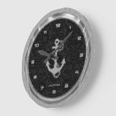 Het zilver schittert de Zeevaart Zwarte Grote Klok (Hoek)