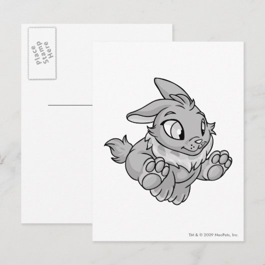 Het Zilver van Cybunny Briefkaart (Voorkant / Achterkant)