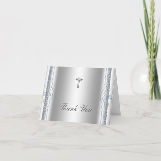 Het zilveren en Blauwe Kruis dankt u Kaarten (Voorkant)