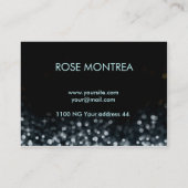 Het zilveren en Zwarte Vallen schittert Visitekaartje (Achterkant)