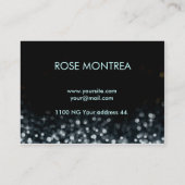 Het zilveren en Zwarte Vallen schittert Visitekaartje (Achterkant)