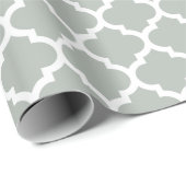 Het Zilveren Grijze Verpakkende Document van Cadeaupapier (Rol Hoek)