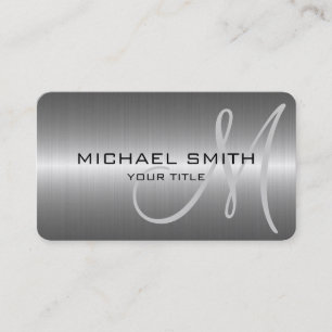 Het zilveren Metaal van het Roestvrij staal Visitekaartje