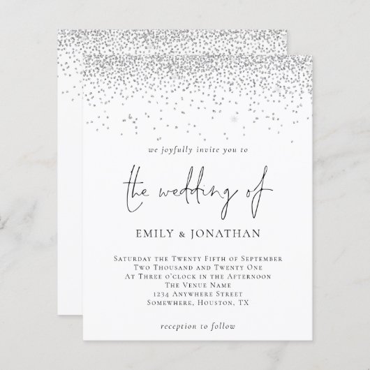 Het Zilveren van het Manuscript van de begroting n (Voorkant / Achterkant)