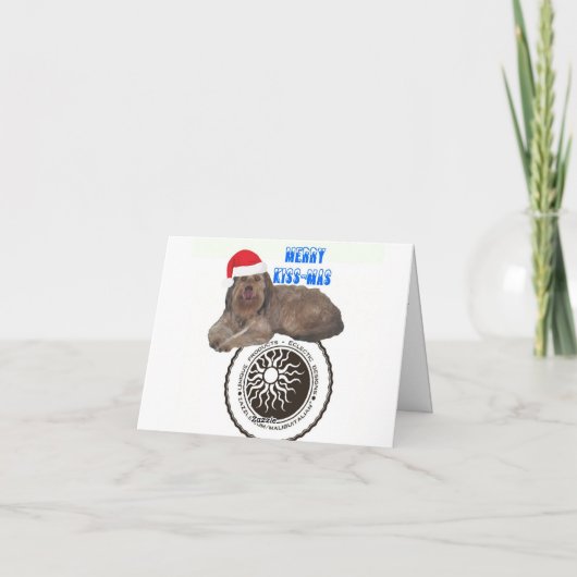 Het zingen de Katten van Kerstmis Feestdagen Kaart (Achterkant)