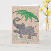 Het zingen in de Regen Kaart (Gele Bloem)