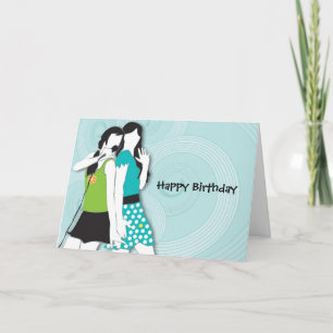 Het Zingen van de Meisjes van de heup Kaart