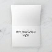 **HET ZINGEN VAN UW KERSTWENS** ALLEEN VOOR "U" KAART (Binnen)
