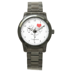 Het Zingende Hart romantisch grappig Horloge