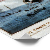 Het zinken van de "Cumberland" Poster (Hoek)