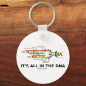 Het zit allemaal in het DNA Sleutelhanger (Voorkant)