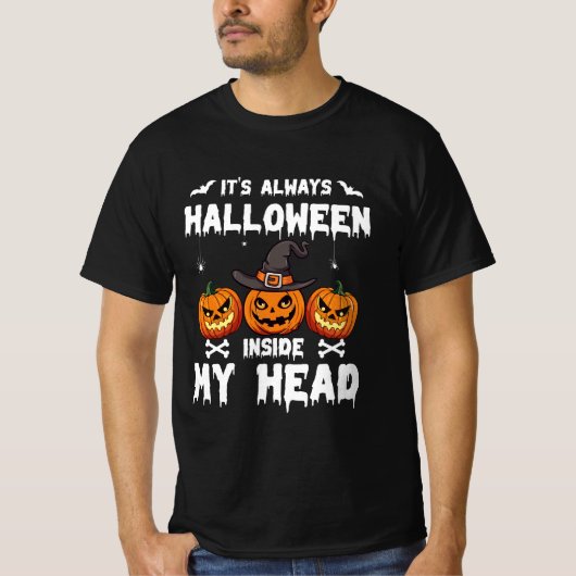 Het zit altijd in mijn hoofd. t-shirt (Voorkant)