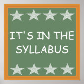 Het zit in de Syllabus Poster (Voorkant)