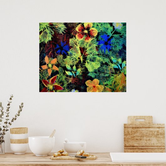 Het zit in het Poster Kleur (Keuken)