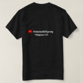 Het Zit In Het Spel T-shirt (Design achterkant)