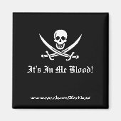 Het zit in mijn bloed! magneet (Voorkant)