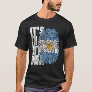 Het zit in mijn DNA Argentijns Cool Hispanic Gift T-shirt