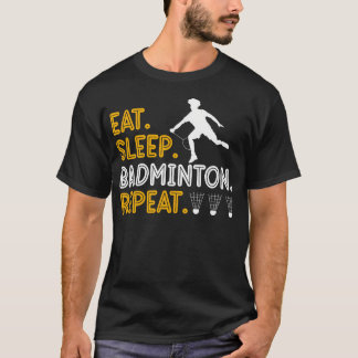 Het Zit In Mijn DNA Badminton Shuttle Cock Racket  T-shirt