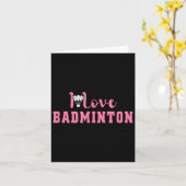 Het zit in mijn DNA Badminton Shuttle Racket Badmi Kaart (Gele Bloem)