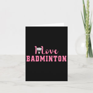 Het zit in mijn DNA Badminton Shuttle Racket Badmi Kaart