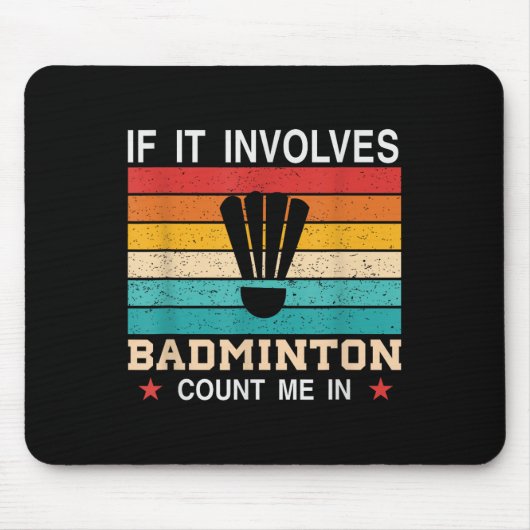 Het zit in mijn DNA Badminton Shuttle Racket Badmi Muismat (Voorkant)