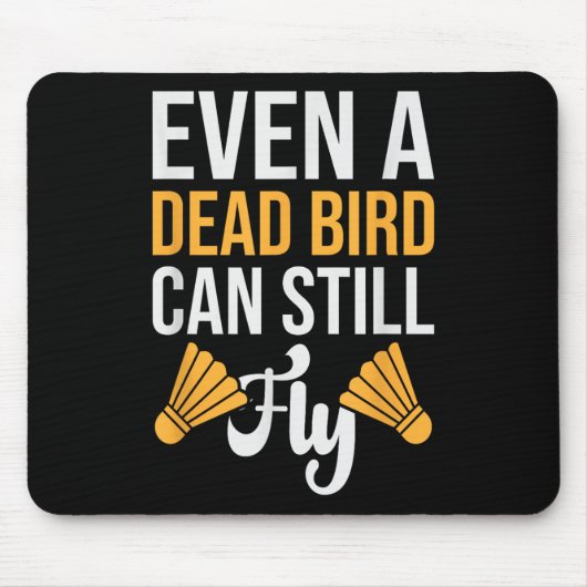 Het zit in mijn DNA Badminton Shuttle Racket Badmi Muismat (Voorkant)