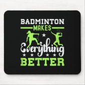 Het zit in mijn DNA Badminton Shuttle Racket Badmi Muismat