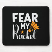 Het zit in mijn DNA Badminton Shuttle Racket Badmi Muismat (Voorkant)