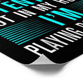 Het zit in mijn DNA Badminton Shuttle Racket Badmi Poster (Hoek)