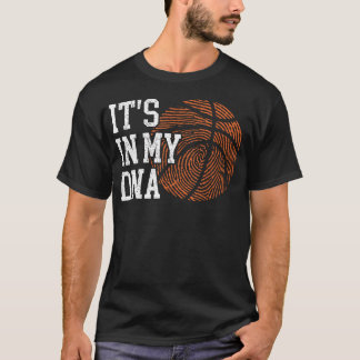 Het Zit In Mijn DNA - Basketbalspeler Fan Basketba T-shirt