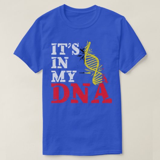 Het zit in mijn DNA België T-shirt (Design voorkant)