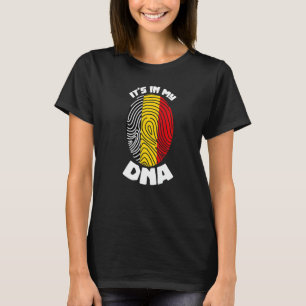 Het Zit In Mijn Dna Belgische Vlag Belgisch Land T-shirt