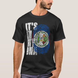 Het zit in mijn DNA Belize Gift Maya Creole  Bel T-shirt