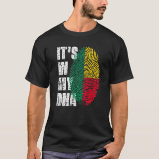 Het zit in mijn DNA Benin vlag Beninese Afrikaan T-shirt