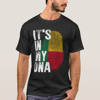 Het zit in mijn DNA Beninese Afrikaans Afrika Beni T-shirt