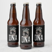 Het zit in mijn DNA Bier Etiket (Flessen)