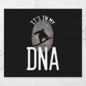 Het zit in mijn DNA Bier Etiket (Enkel label)