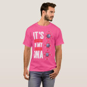 Het zit in mijn DNA-bowler T-shirt (Voorkant volledig)