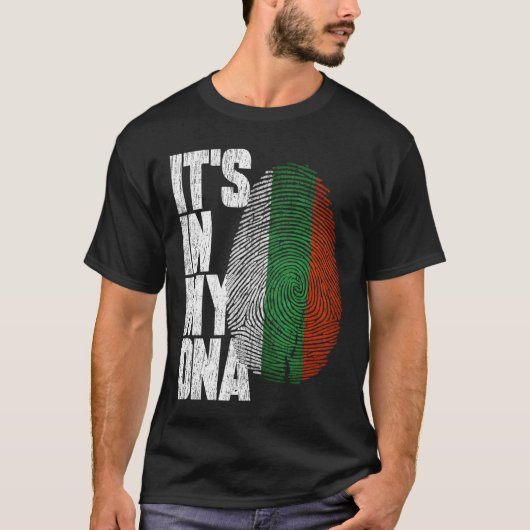 Het zit in mijn DNA Bulgaarse Shirt Proud Hispanic (Voorkant)