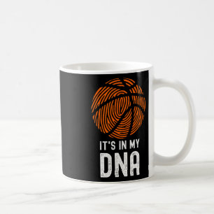 Het zit in mijn DNA Bysketbyll Player Byll Game Fu Koffiemok