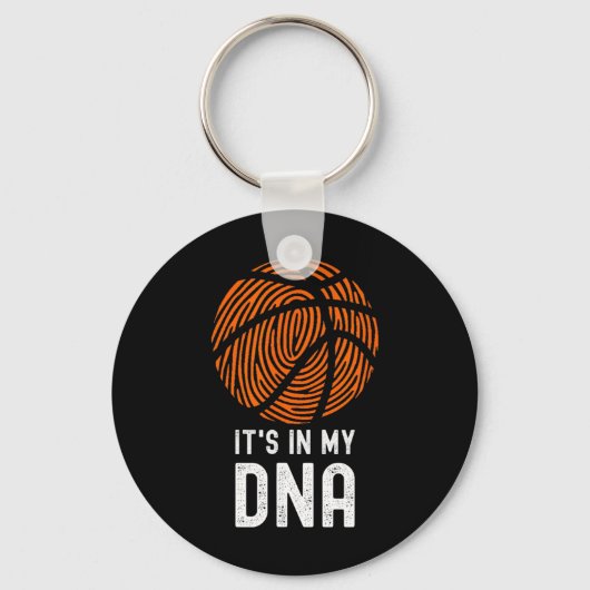 Het zit in mijn DNA Bysketbyll Player Byll Game Fu Sleutelhanger (Voorkant)