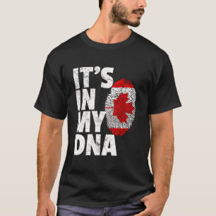 Het zit in mijn DNA Canada Canadese vlag blad esdo T-shirt