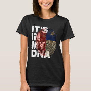 Het zit in mijn DNA Chileens Hispanisch Chileno Co T-shirt