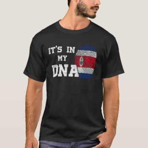 HET ZIT IN MIJN DNA Costa Rica DNA T-shirt