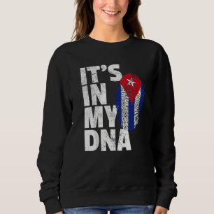 Het Zit In Mijn Dna Cuba Vlag Cubaanse Trots Heren Trui