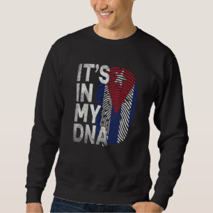 Het Zit In Mijn Dna Cuba Vlag Cubaanse Trots Heren Trui